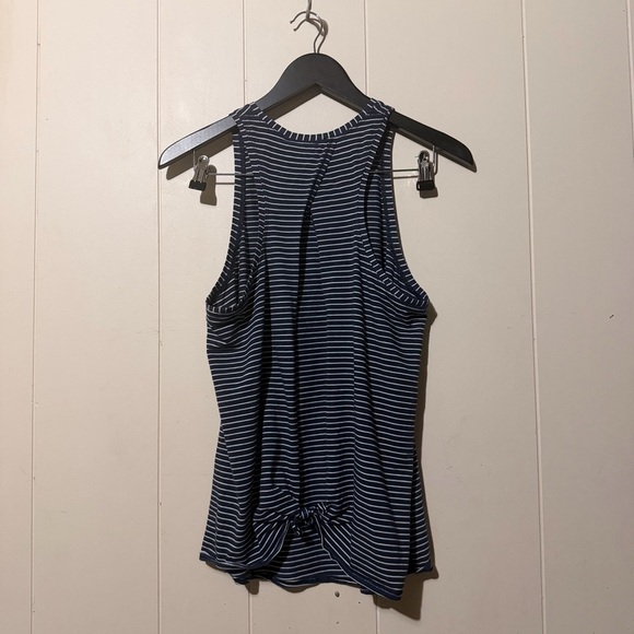 Lululemon All Tied Up Tank Modern Stripe Black and White Women Size 8? - Picture 5 of 7